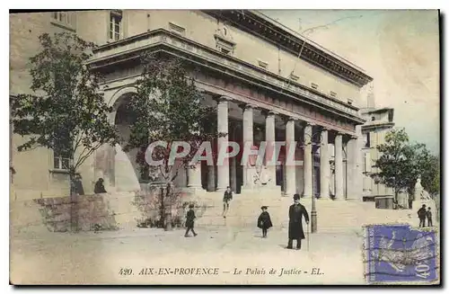 Ansichtskarte AK Aix en Provence le Palais de Justice