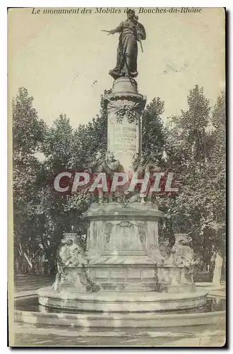 Ansichtskarte AK Marseille Le Monument des Mobiles des Bouches du Rhone