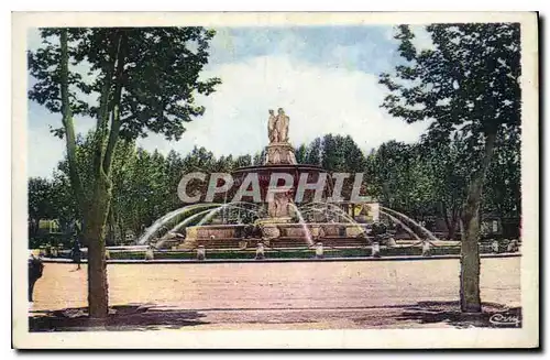 Cartes postales Aix en Provence B du Rh La Grande Fontaine