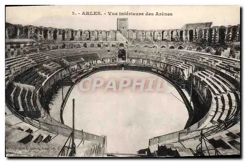 Ansichtskarte AK Arles Vue interieure des Arenes