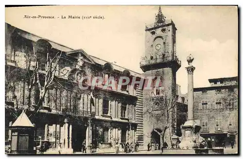 Cartes postales Aix en Provence La Mairie XVII siecle