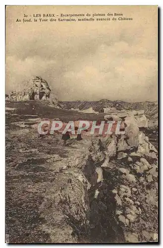 Ansichtskarte AK Les Baux Escarpements du plateau des Baux