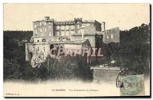 Cartes postales Le Barben Vue d'ensemble du Chateau