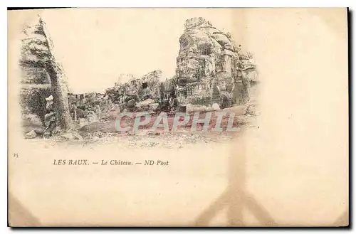 Cartes postales Les Baux Le Chateau