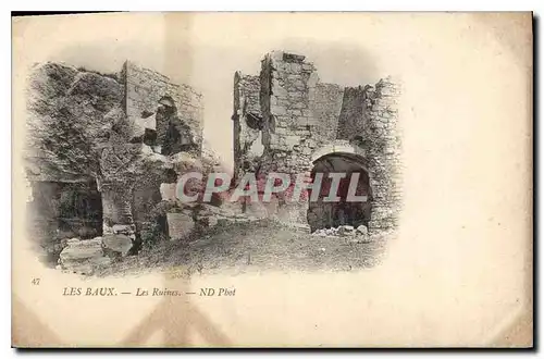 Cartes postales Les Baux Les Ruines