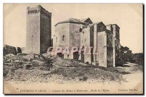 Cartes postales Environs d'Arles Couvent des Moines a Montmajor Abside de l'Eglise