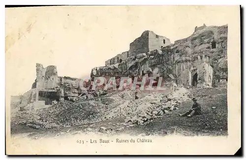 Cartes postales Les Baux Ruines du Chateau