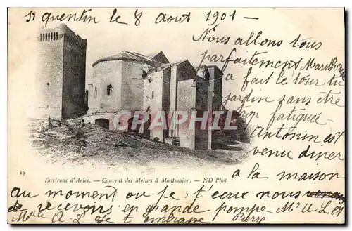 Cartes postales Arles Couvent des Moines a Montmajor