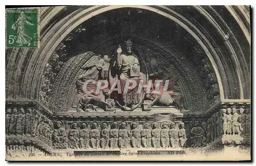 Cartes postales Arles Portail de l'Eglise Saint Trophime