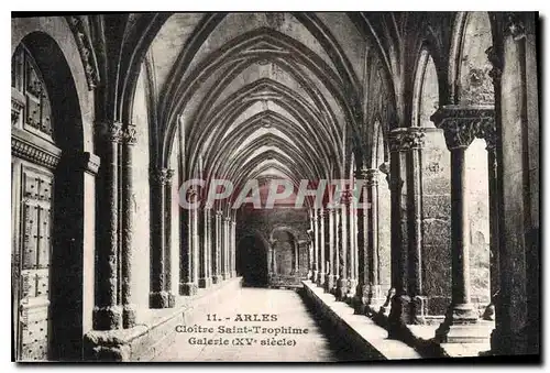 Cartes postales Arles Cloitre Saint Trophime Galerie XV siecle