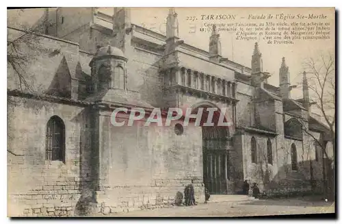 Cartes postales Facade de L'Eglise Ste-Marthe