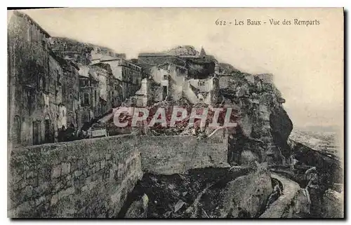 Ansichtskarte AK Les Baux - Vue des Remparts