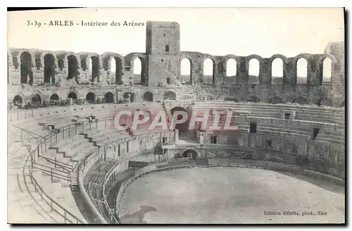 Cartes postales Arles - Interieur des Arenes