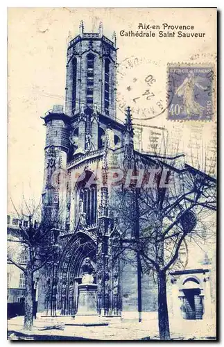 Cartes postales Cathedrale Saint Sauveur Aix en Provence