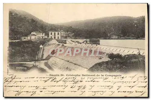 Cartes postales Bassin St. Cristophe Batiment de la Compagnie