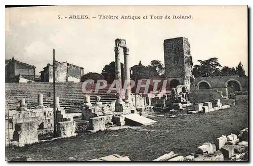 Cartes postales Theatre Antique et Tour de Roland