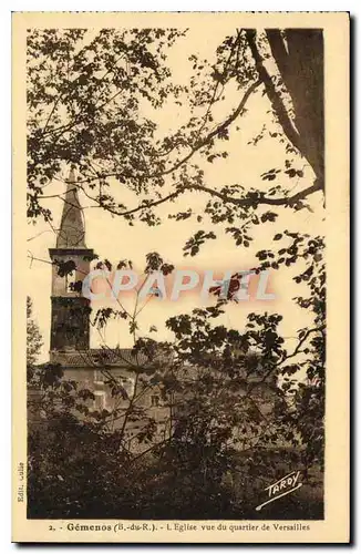 Ansichtskarte AK Gemenos - L'Eglise vue du quartier de Versailles