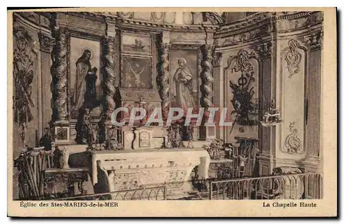 Cartes postales Eglise des Stes-Maries-de-la-Mer La chapelle haute