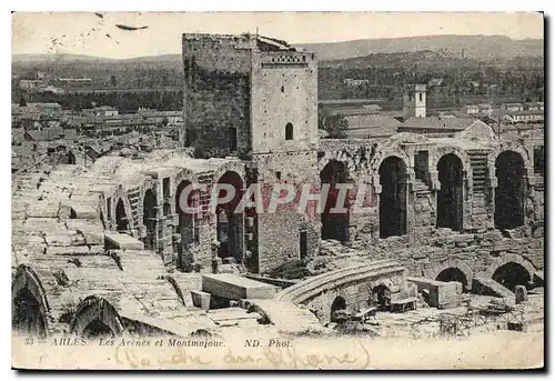 Cartes postales Les Arenes et Montmajor Arles