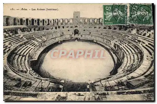 Cartes postales Arles - Les Arenes (interieur)