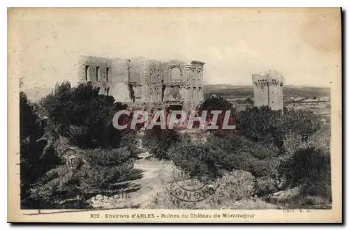 Ansichtskarte AK Environs d'Arles - Ruines du Chateau de Montmajor