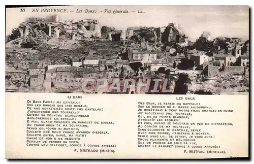 Cartes postales En Provence -Les Baux - Vue Generale