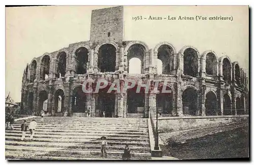 Ansichtskarte AK Les Arenes Vue exterieure Arles