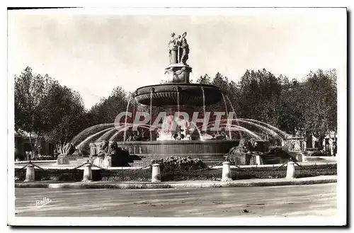 Cartes postales Aix en Provence La Grande Fontaine