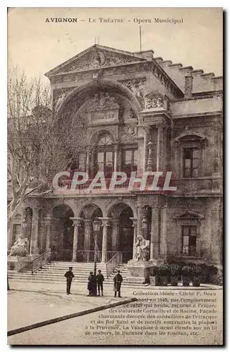 Ansichtskarte AK Avignon Le Theatre Opera Municipal