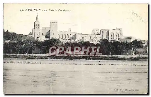 Cartes postales Avignon Les Palais des Papes