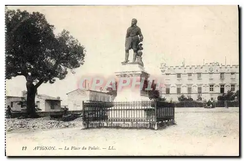 Cartes postales Avignon La Place du Palais