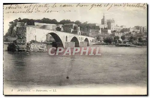 Cartes postales Avignon Panorama