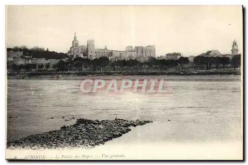 Ansichtskarte AK Avignon Le Palais des Papes Vue generale