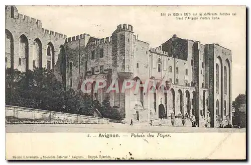 Cartes postales Avignon Palais des Papes
