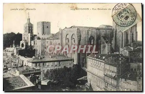 Cartes postales Avignon Vue Generale deu Palais