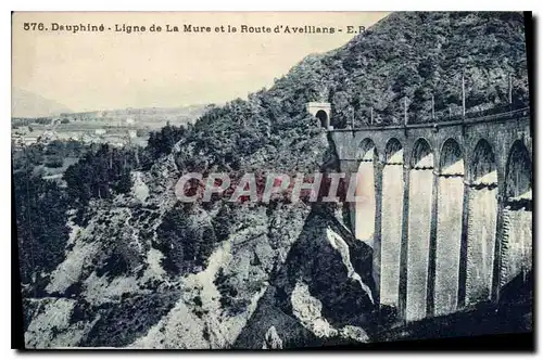 Cartes postales Dauphine Ligne de la Mure et le Route d'Aveillance