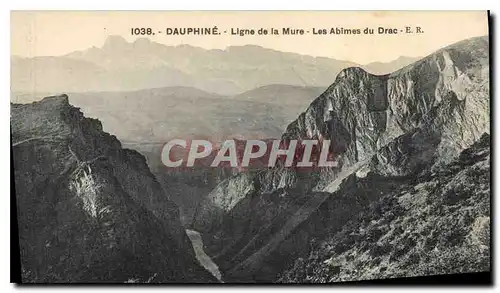 Ansichtskarte AK Dauphine Ligne de la Mure Les Abismes du Drac