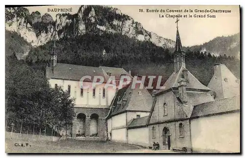 Cartes postales Entree du Couvent de la Grande Chartreuse La Chapelle et le Grand Som