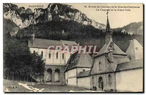 Cartes postales Entree du Couvent de la Grande Chartreuse La Chapelle et le Grand Som