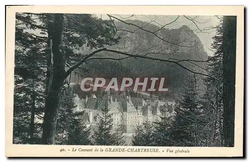 Cartes postales Le Couvent de la Grande Chartreuse Vue Generale