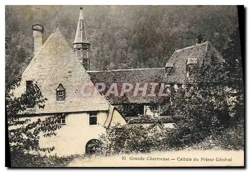 Cartes postales Grande Chartreuse Celulle du Prieur Generale