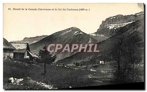 Ansichtskarte AK Massif de la Grande Chartreuse et le Col du Cucheron