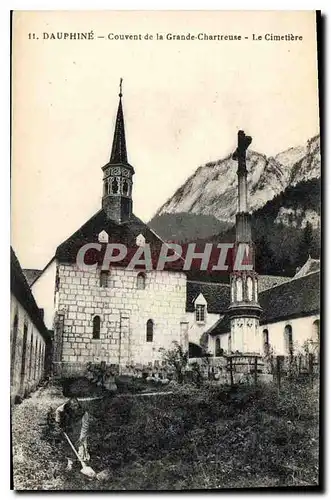 Cartes postales Dauphine de la Grande Chartreuse Le Cimetiere