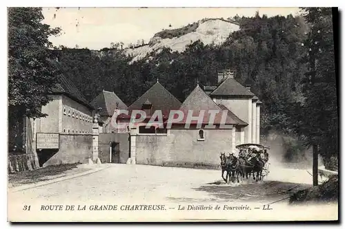 Cartes postales Route de la Grande Chartreuse La Distillerie de Fourvoirie