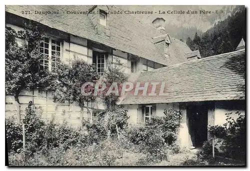 Cartes postales Dauphine Couvent de la Grande Chartreuse Cellule d'un Pere