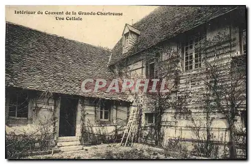 Cartes postales Interieur du Couvent de la Grande Chartreuse Une Cellule