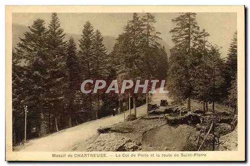 Cartes postales Massif de Chartreuse Le Col de Porte et la route de Saint Pierre