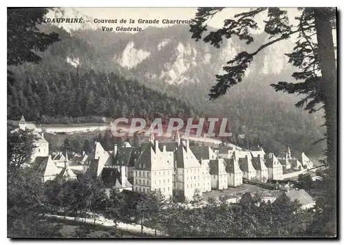 Cartes postales Dauphine Couvent de la Grande Chartreuse Vue generale