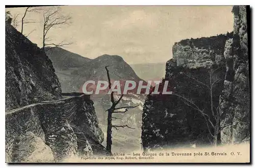 Cartes postales Dauphine Les Gorges de la Drevenne pres St Gervais