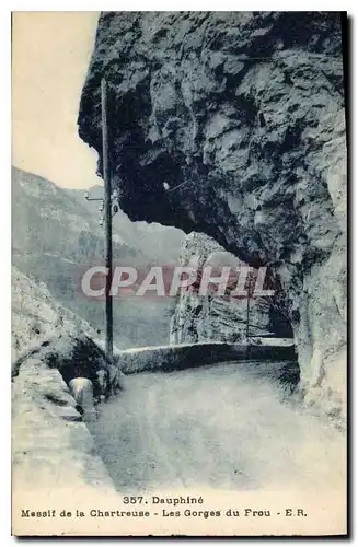 Cartes postales Dauphine Massif de la Chartreuse Les Gorges du Frou